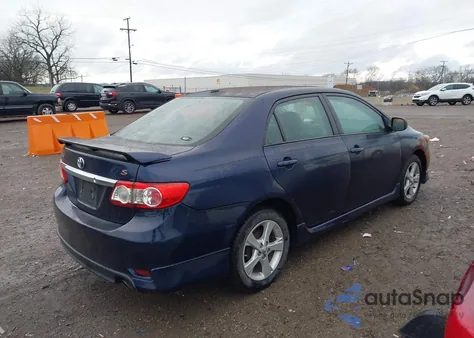 2011 Toyota Corolla S from USA, damaged, VIN 2T1BU4EE3BC695138
